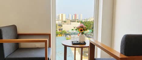 Deluxe Double Room, City View | Minibar, desk, free WiFi, bed sheets