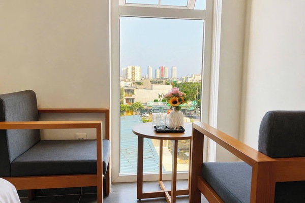 Deluxe Double Room, City View | Minibar, desk, WiFi (free), bed sheets