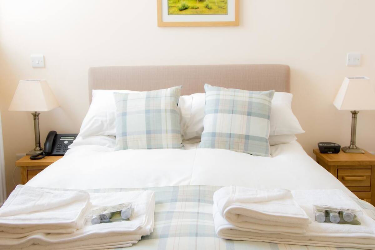 Desk, iron/ironing board, free WiFi, bed sheets