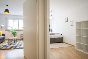 Individually decorated, individually furnished, desk, cots/infant beds - Hof Apartments - by Keyforge (Lucerne)