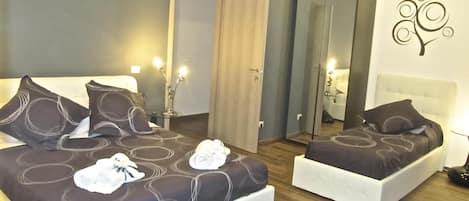 Minibar, in-room safe, desk, cots/infant beds