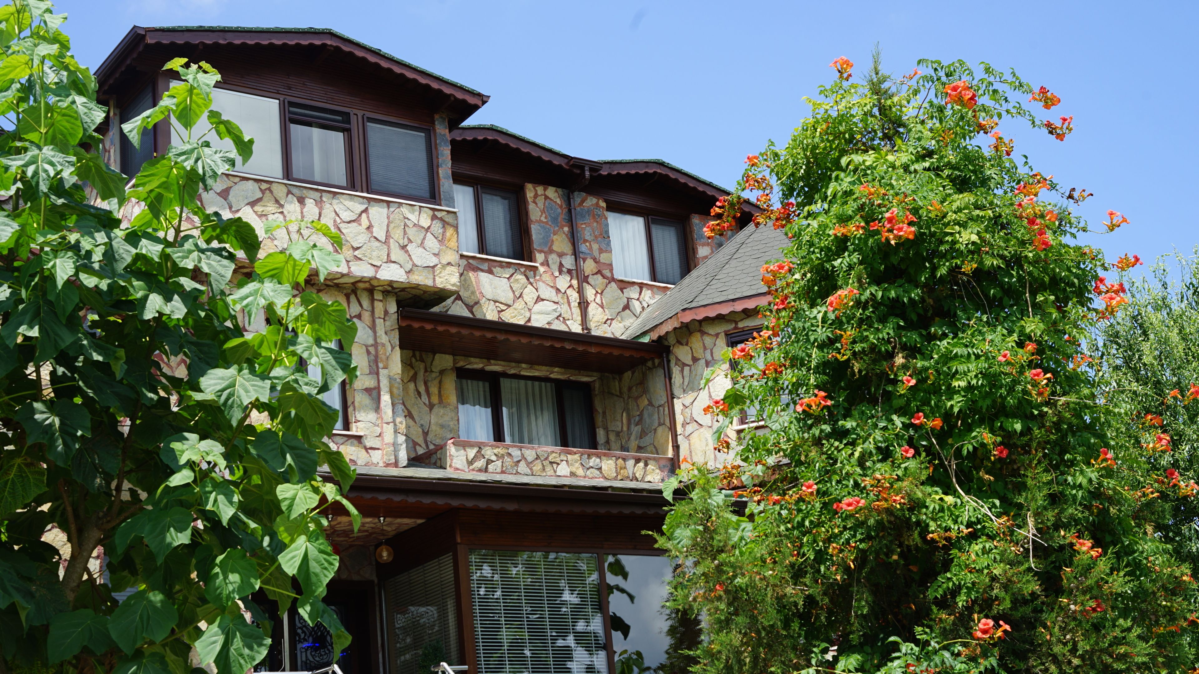 Fassade der Unterkunft