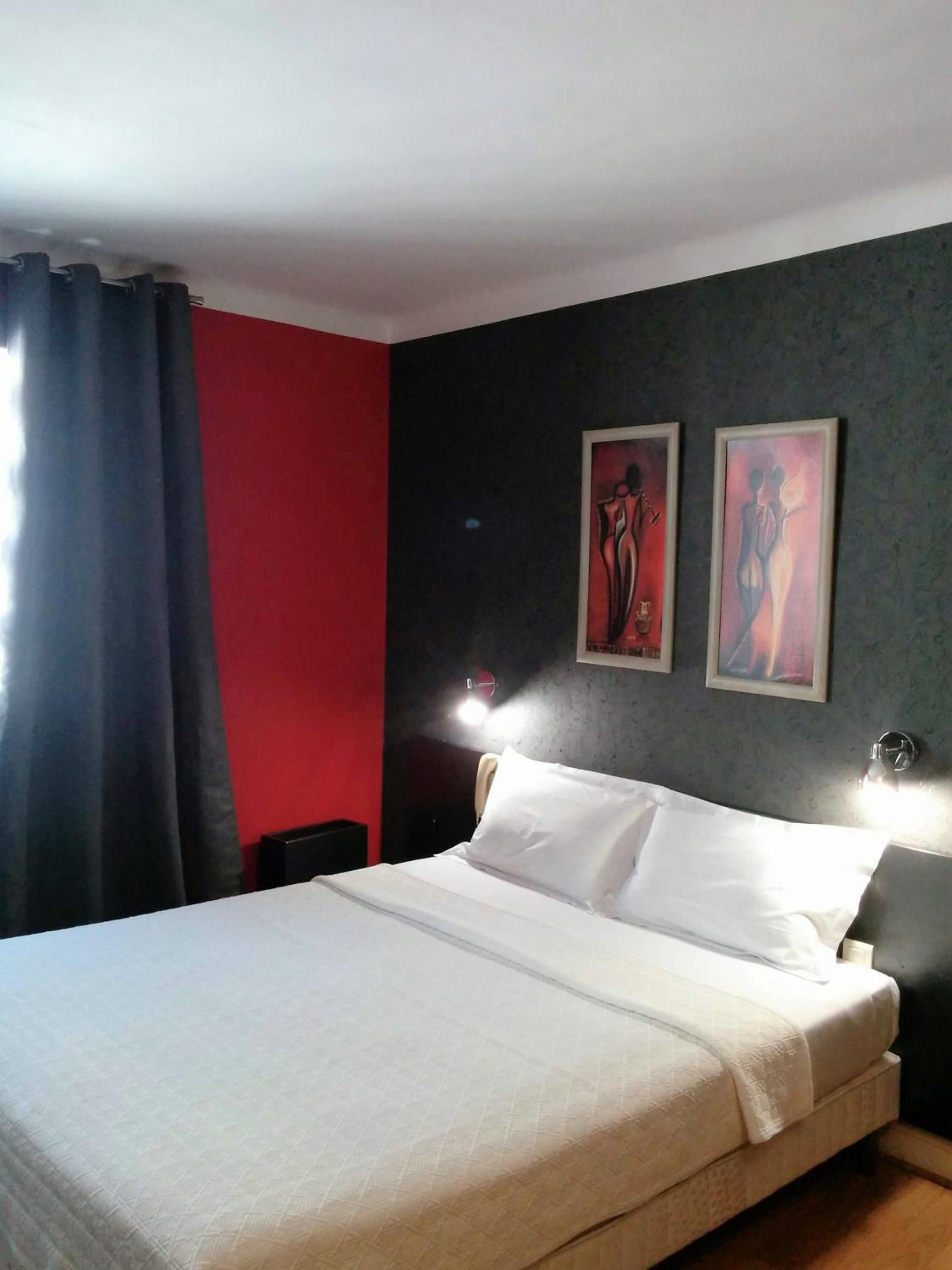 individually decorated, individually furnished, blackout curtains