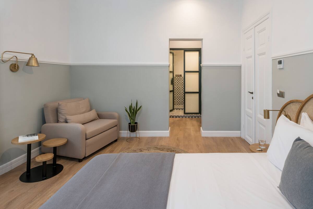 Junior Apartment, 1 Bedroom | Premium bedding, in-room safe, desk, soundproofing