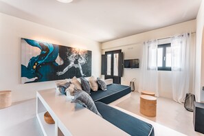 Egyptian cotton sheets, premium bedding, individually decorated - Ifestau.4 (Santorini)