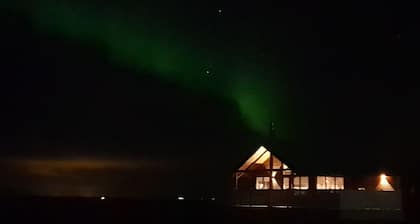 Black beach cottage