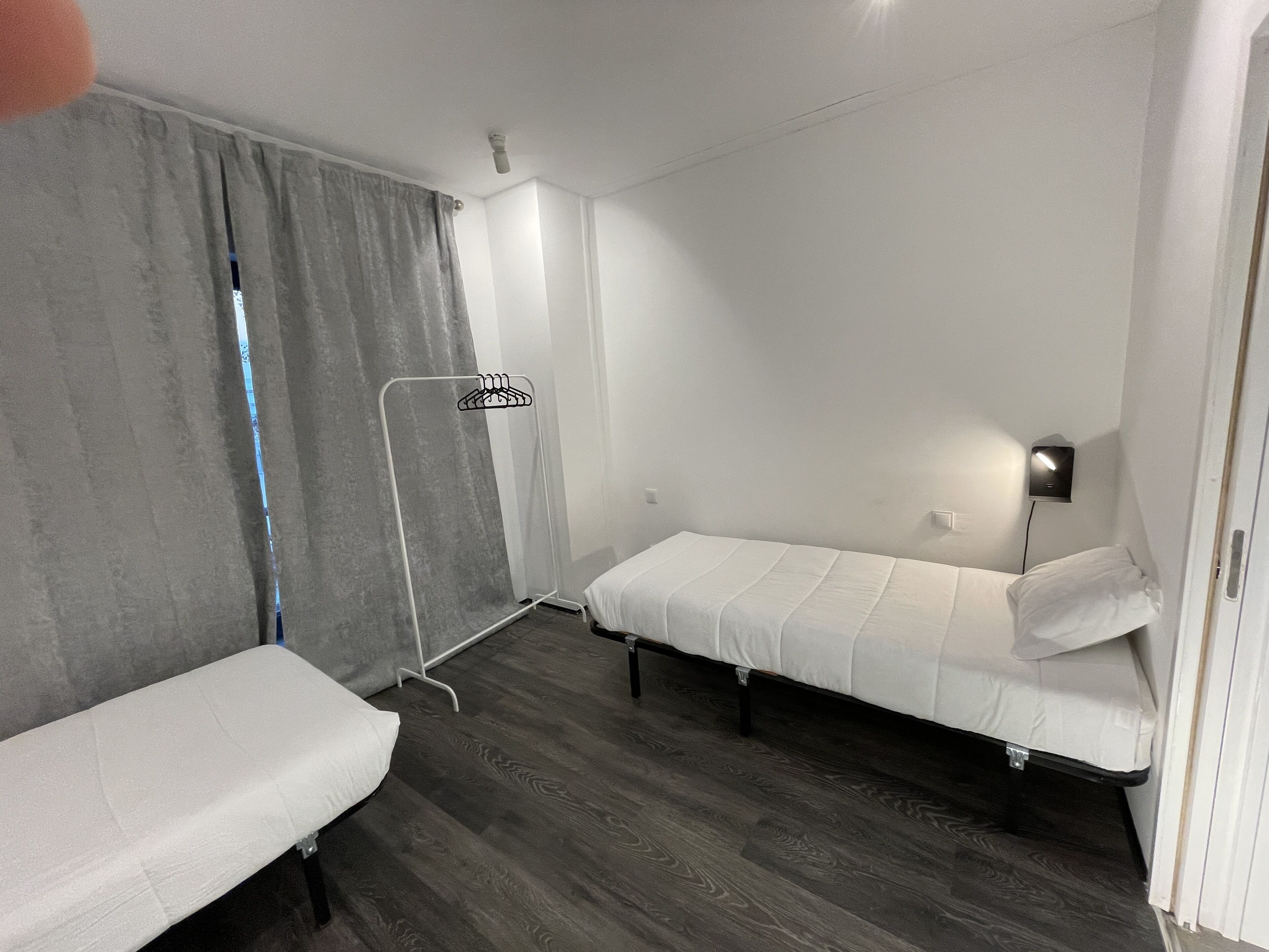 Twin Room, Private Bathroom | Blackout curtains, bed sheets, wheelchair access