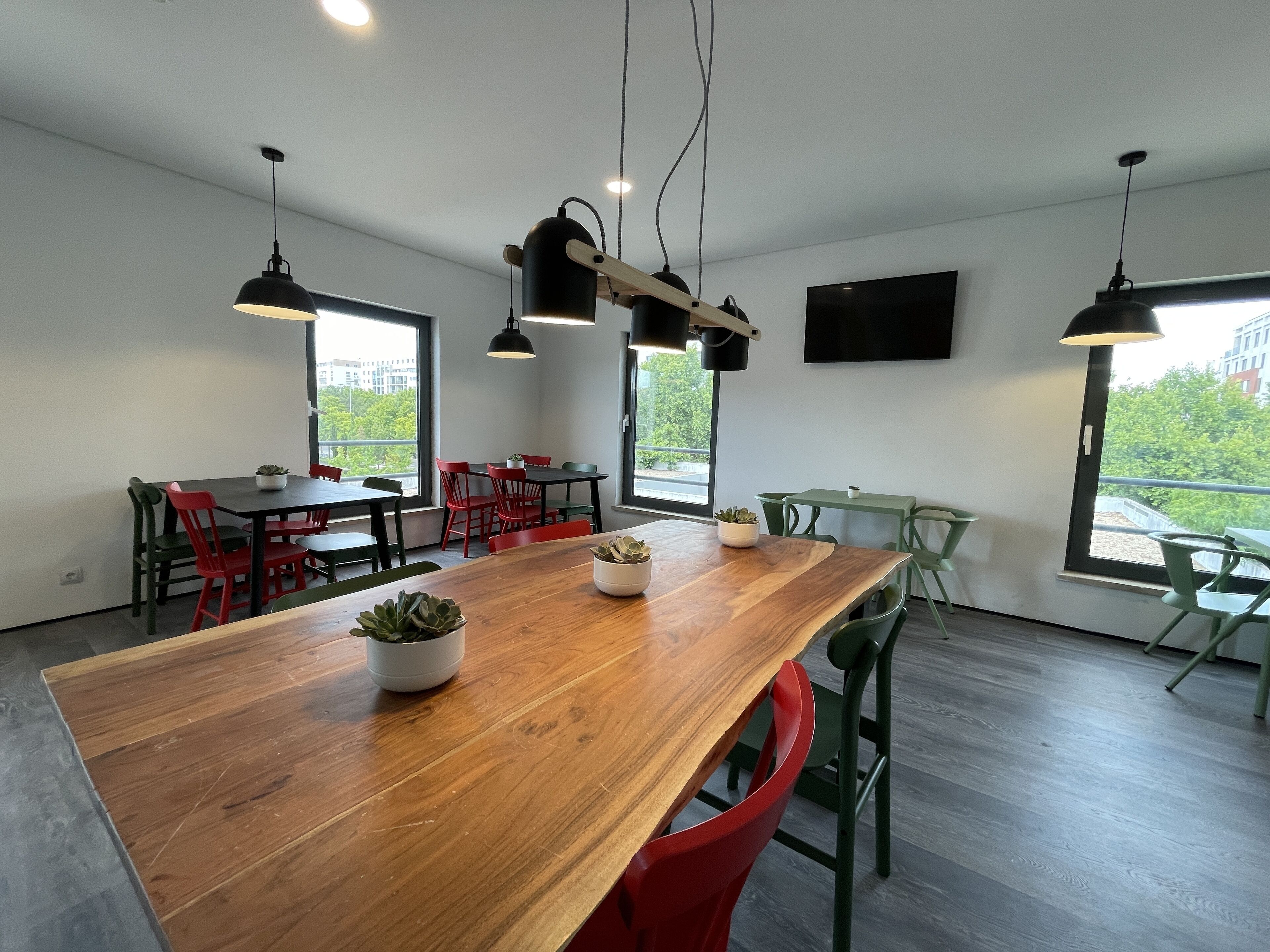 Desayuno de autoservicio incluido todos los días