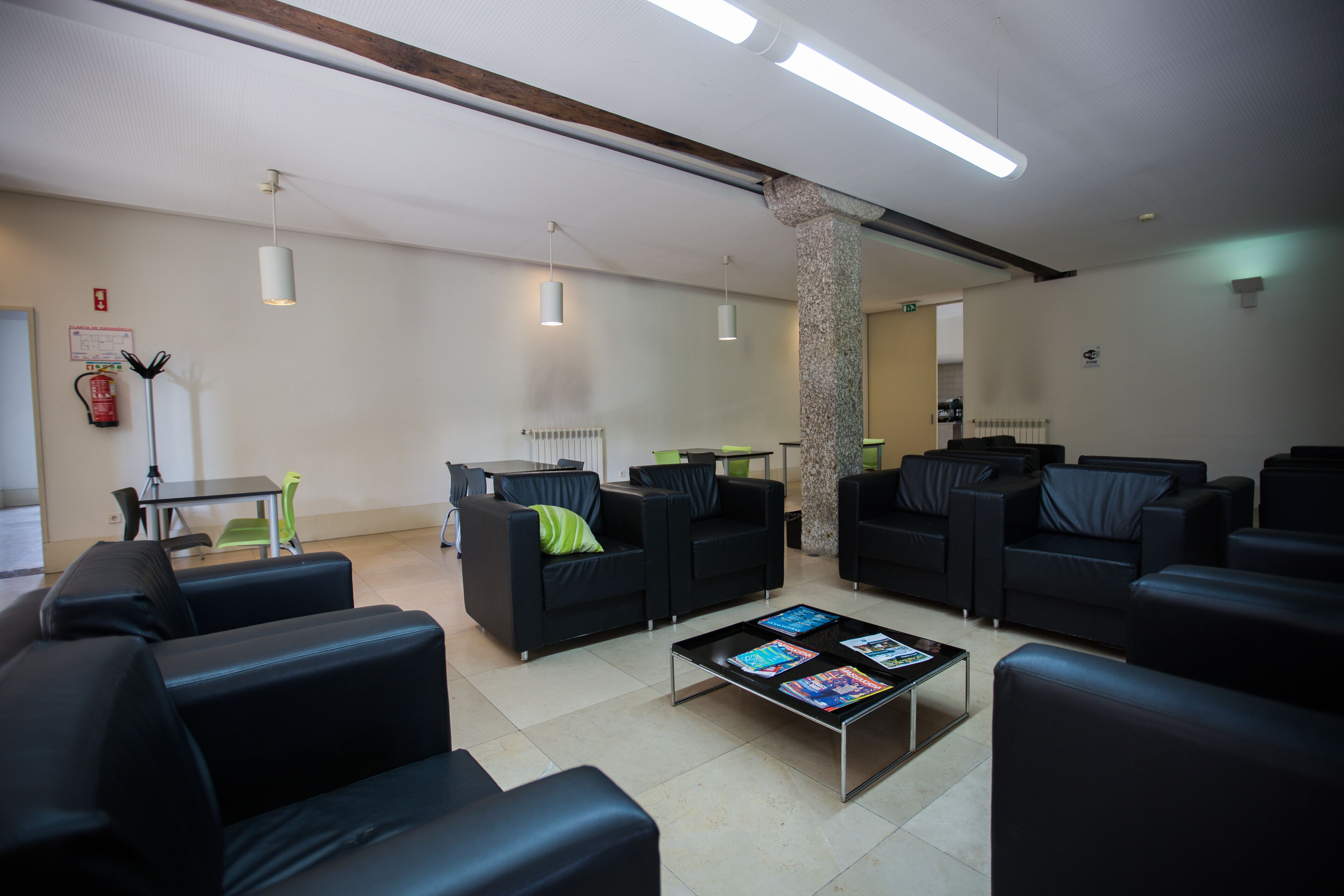 Sala de estar en el lobby