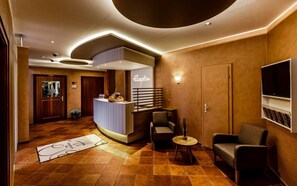 Zona de estar del vestíbulo