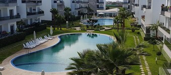 Beach house with pools
