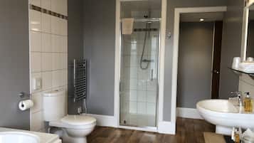 Superior Double or Twin Room, Ensuite, Sea View (The Bowmore Suite) | Bathroom shower