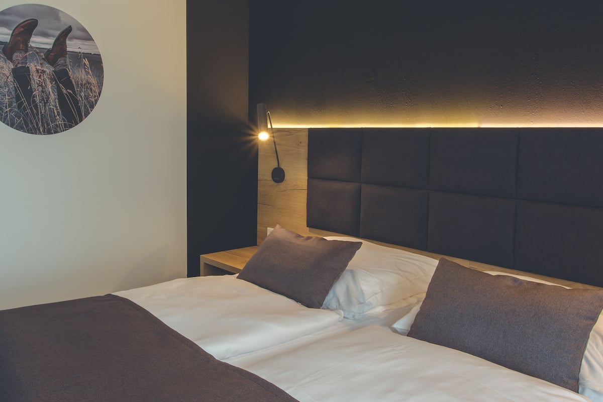 superior double room single use | in-room safe, individually decorated, individually furnished