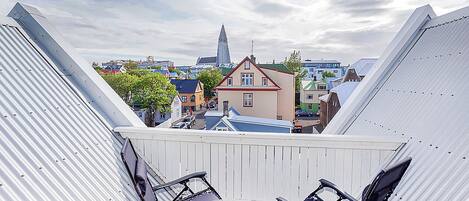 City-Apartment, Mehrere Betten, Balkon, Stadtblick (402) | Ausblick vom Zimmer