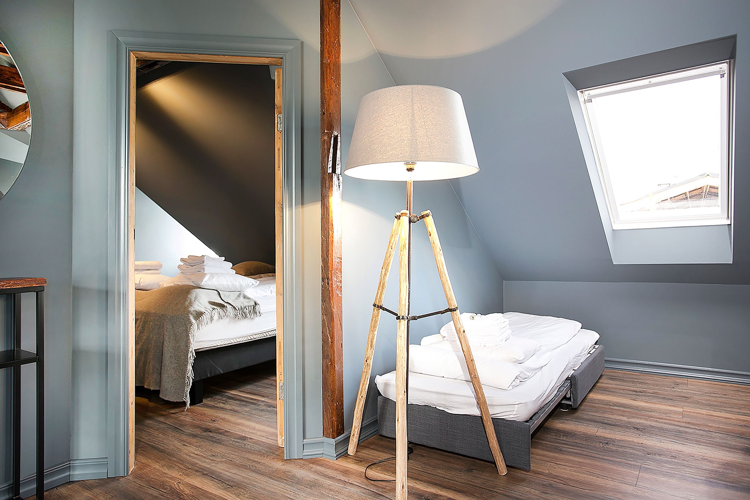 Leilighet – city, flere senger, balkong, byutsikt (402) | Individuelt dekorert, individuelt innredet og blendingsgardiner