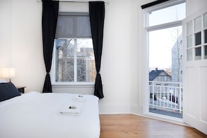 City Apartment, Multiple Beds, Balcony, City View (201) | Individually decorated, individually furnished, blackout curtains - Iðunn Apartments by Heimaleiga (Reykjavik)