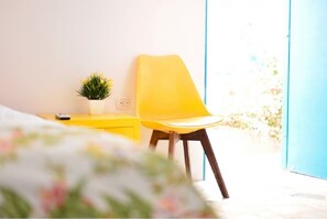 Individually furnished, blackout drapes, soundproofing, free WiFi