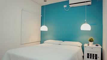 Quarto casal | Individualmente mobiliados, cortinas blackout, quartos à prova de som