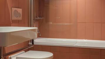 Free toiletries, hair dryer, towels, soap