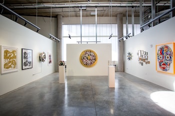 Hotel entrance and lobby at The Source Hotel