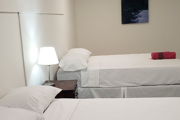 Basic Double Room, 2 Queen Beds, Ensuite, Courtyard Area | Desk, rollaway beds, free WiFi