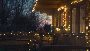 Front of property – evening/night