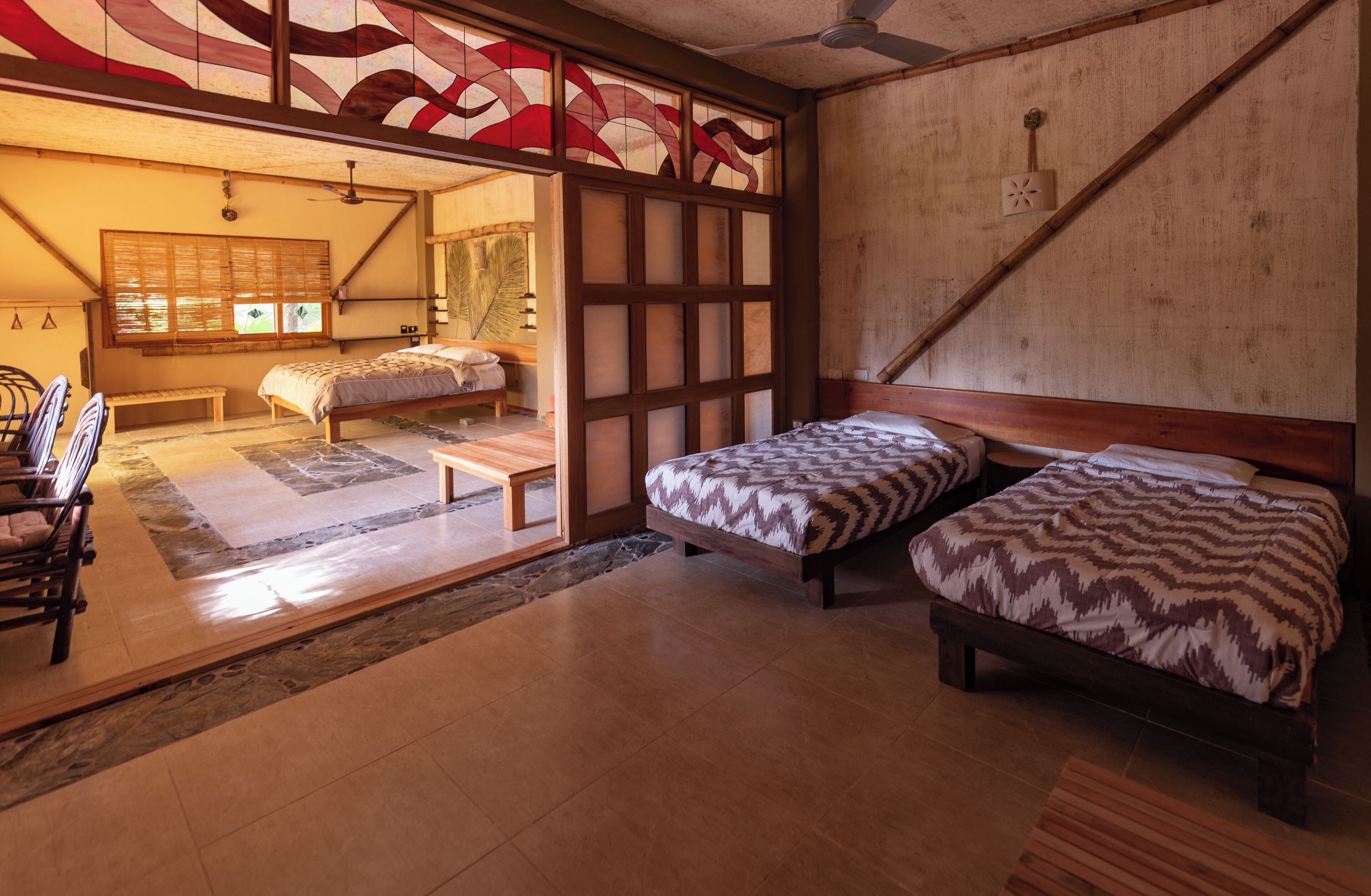 패밀리 쿼드룸 | 1 개의 침실, 저자극성 침구, 각각 다른 스타일의 인테리어, 각각 다르게 가구 비치