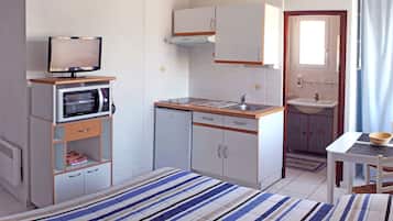 Studio | Bureau, chambres insonorisées, Wi-Fi gratuit, draps fournis