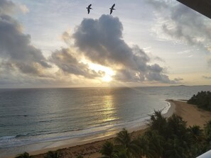 Balcony view - Beach Apartment With Amazing Sunrises (Luquillo)