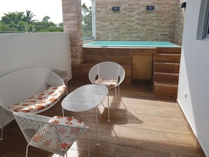 Exclusief appartement | Uitzicht vanaf balkon