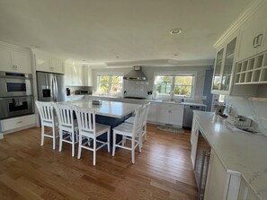 Fridge, microwave, oven, stovetop - Ocean Views From Every Room, Beach 30 Seconds Away! (West Hyannisport)