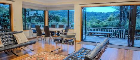 TV connectée, cheminée, Netflix, lecteur de DVD