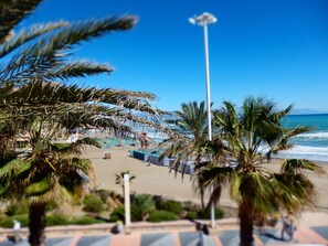 Aan het strand