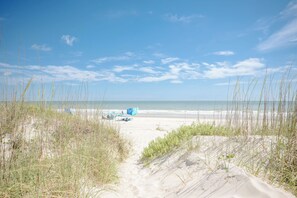Una spiaggia nelle vicinanze