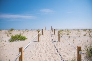 On the beach - Riverwatch: Oceanfront Condo with Covered Porch, Community Pool (Oak Island)