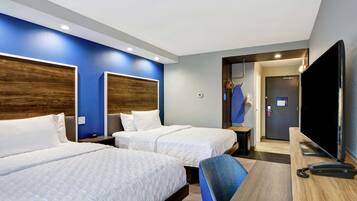 Room, 2 Queen Beds | Desk, laptop workspace, iron/ironing board, free WiFi