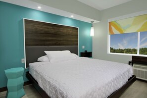 Chambre, 1 très grand lit | Vue de la chambre