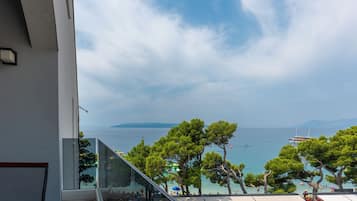 Leilighet, 1 soverom, sjøutsikt | Terrasse/patio