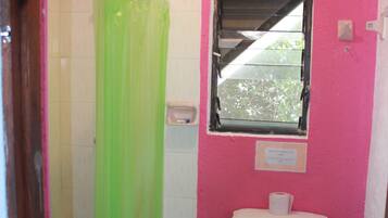 Basic Double Room, 1 Bedroom | Bathroom | Shower, towels