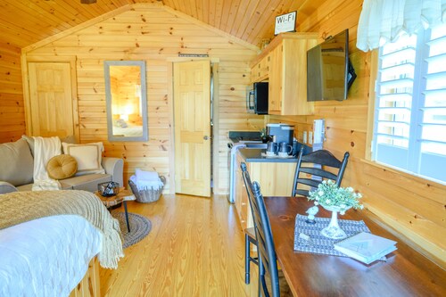 1 Queen size bed &Love seat sofa, Creek view