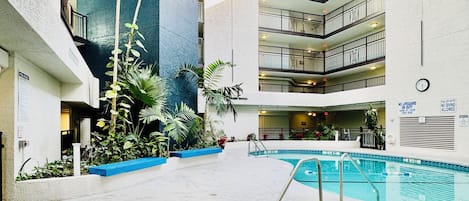 Indoor pool, outdoor pool