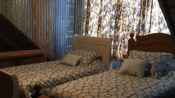 3 chambres, fer et planche Ă  repasser, Wi-Fi gratuit, draps fournis