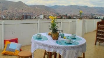 Apartment, 4 Bedrooms, Balcony | Terrace/patio
