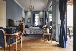 Senior Suite, Garden View (Queen Suite) | 1 bedroom, memory foam beds, in-room safe, individually decorated