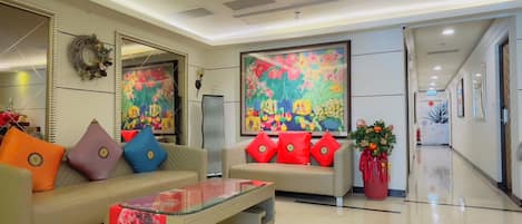 Lobby sitting area