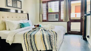 Apartamento standard, 1 quarto, cozinha | Roupas de cama premium