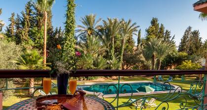 Charmante Villa im Herzen von Marrakesch Palmenhain