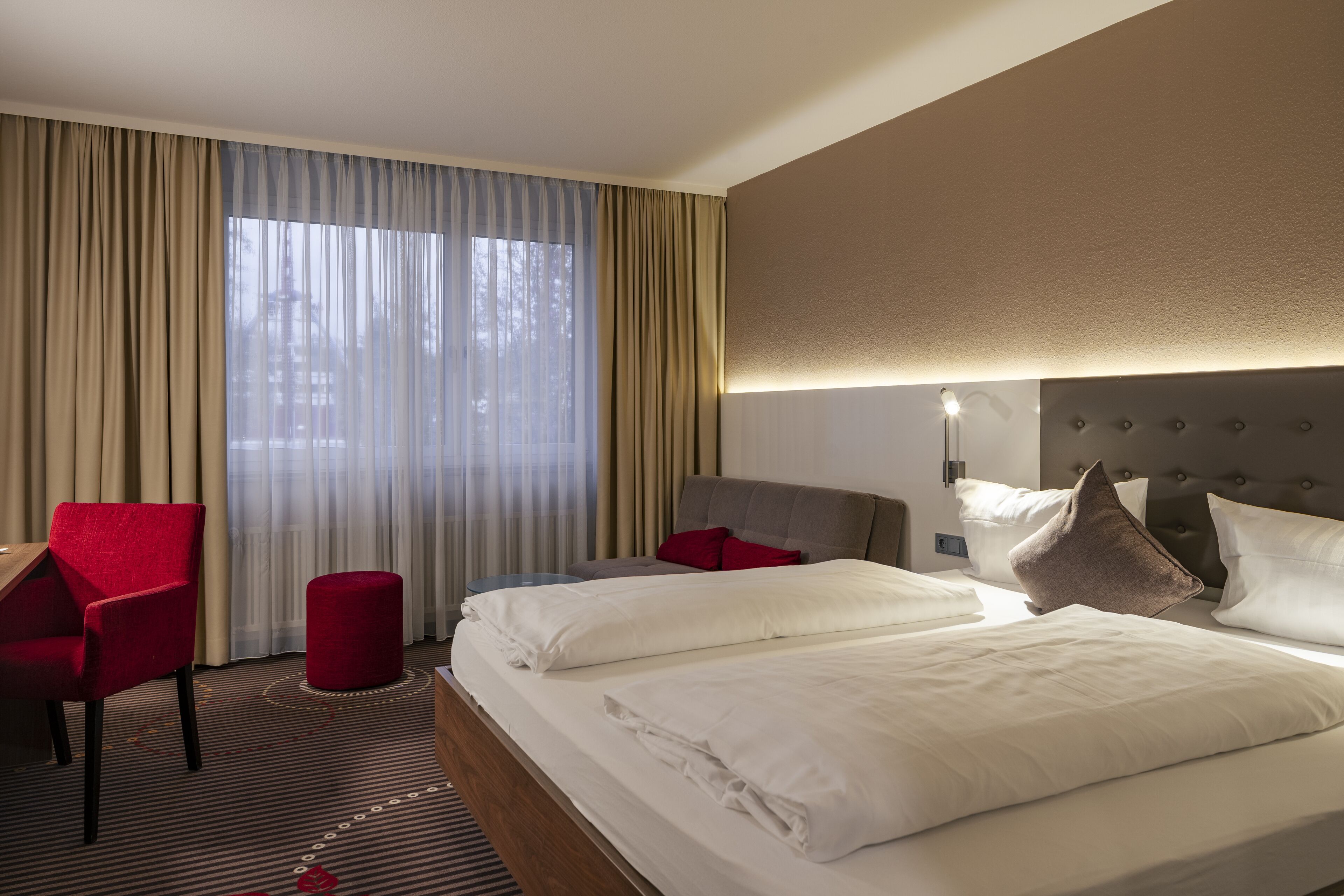 in-room safe, desk, blackout curtains, cots/infant beds