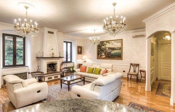 Deluxe Apartment, Multiple Beds, Non Smoking | Living area | Plasma TV