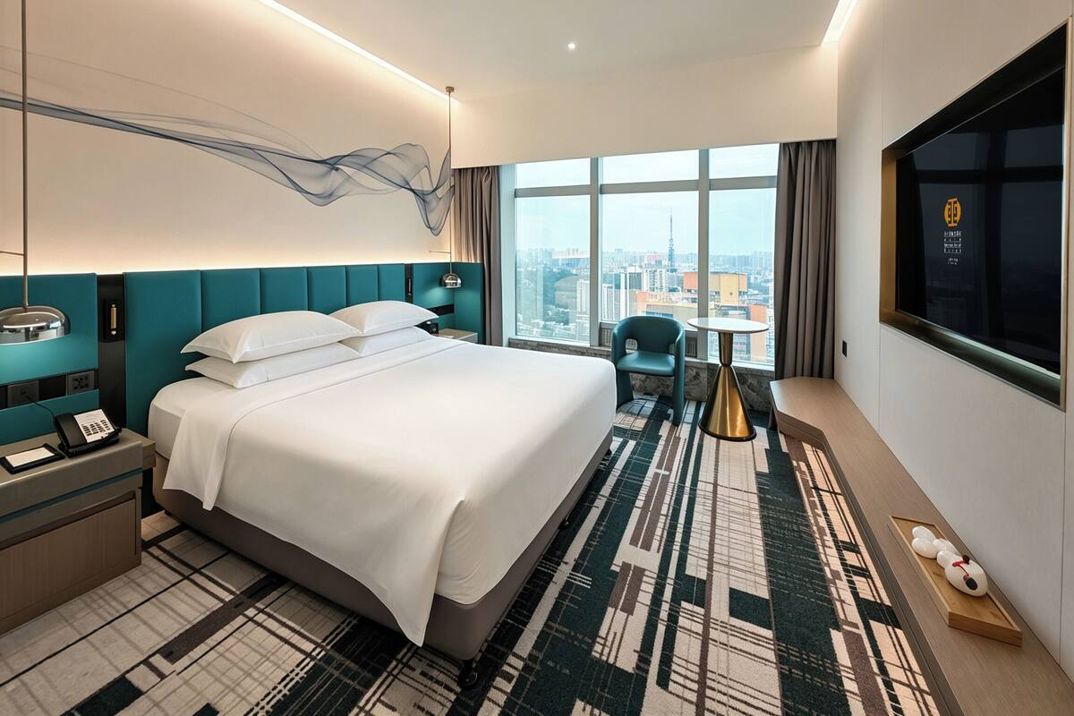 Een minibar, een kluis op de kamer, verduisterende gordijnen